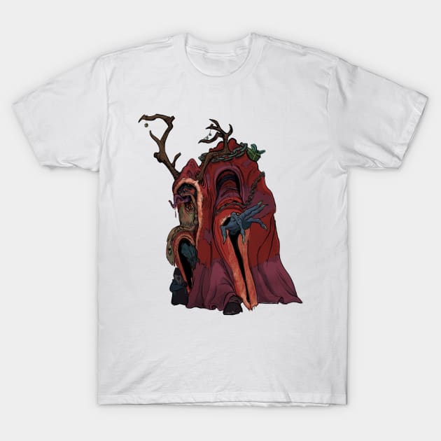 Krampus is coming to town, beware T-Shirt by thegunnarman